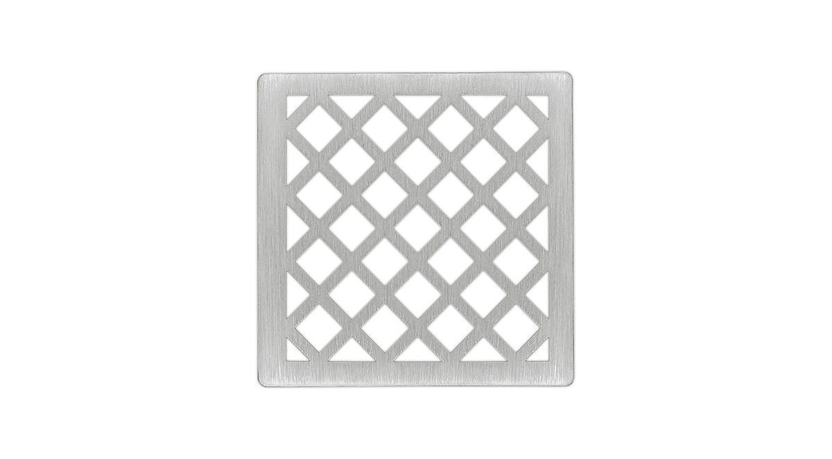 Ace Brushed Nickel Stainless Steel Hair Catcher Shower Drain Cover