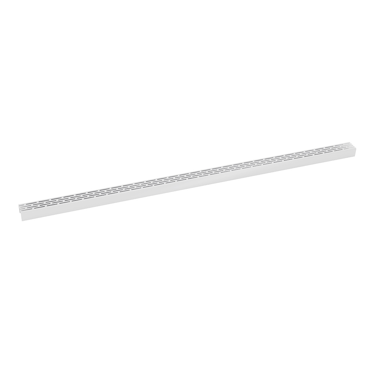 Offset Slotted – 1.5″ Wide Matte White