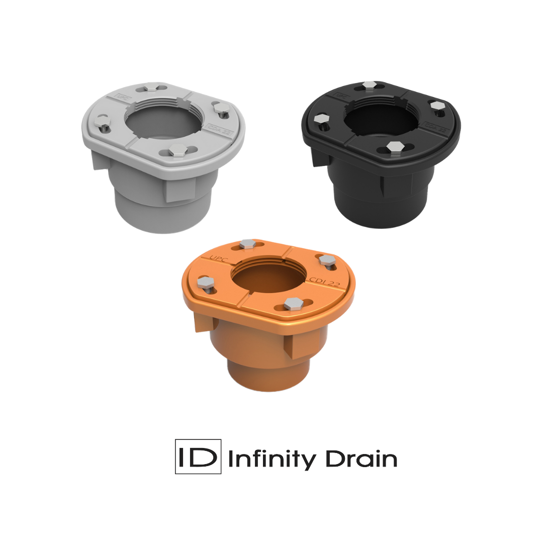 Infinity Drain® Awarded Patent for Compact Clamping Floor Drain
