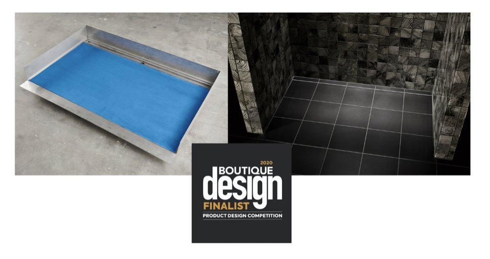 Infinity Drain® Wins a BD (Boutique Design) Product Design: Best of 2020  Finalist Award for its Stainless Steel Shower Base