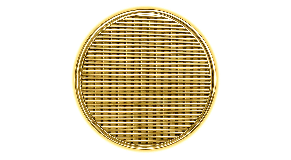 Wedge-Wire-round-Polished-Brass