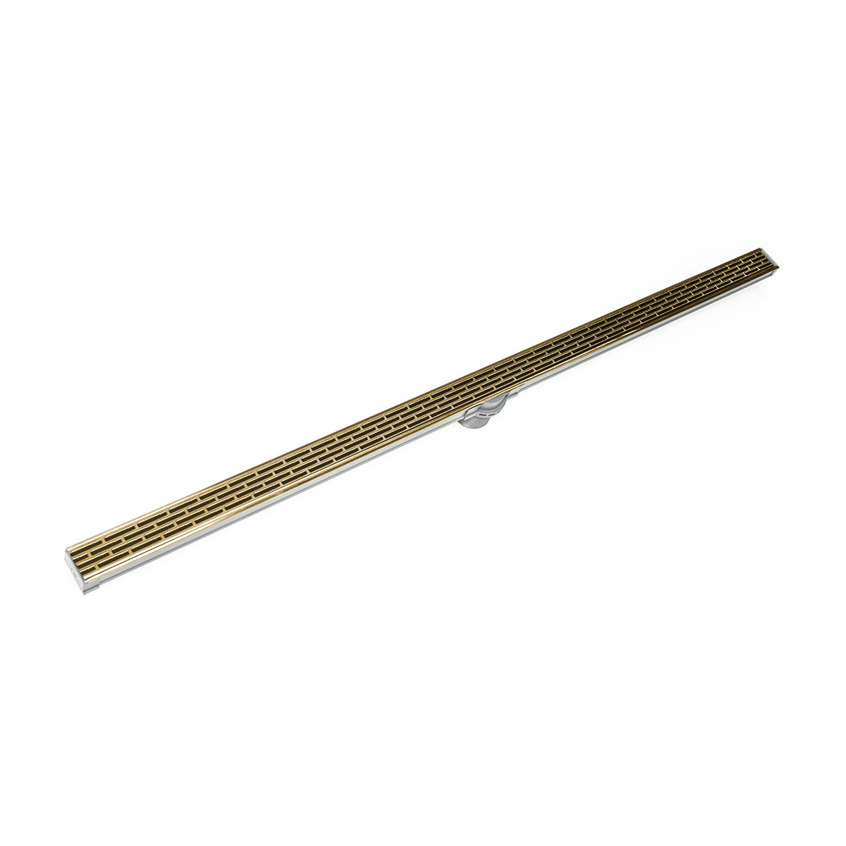 Offset Slotted – 1.5″ Wide Polished Brass